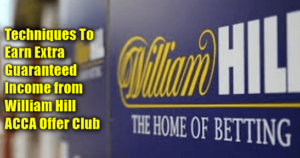 William Hill ACCA Insurance Offers