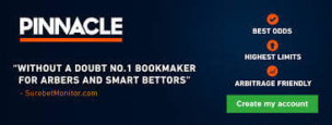 Pinnacle Number 1 Bookmaker for Arbitrage