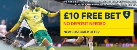 No deposit football bet odds