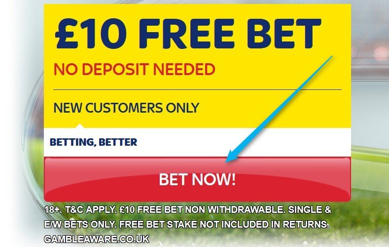 free bet sign up offer no deposit