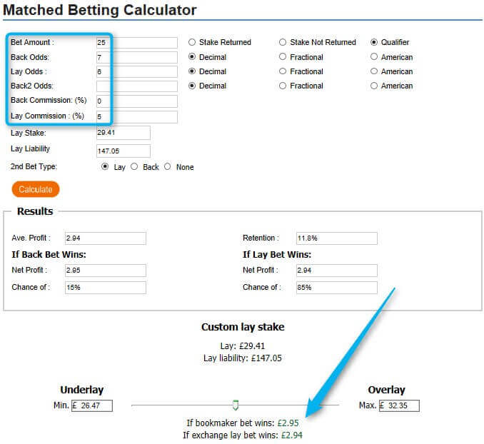 Matched Betting Calculator