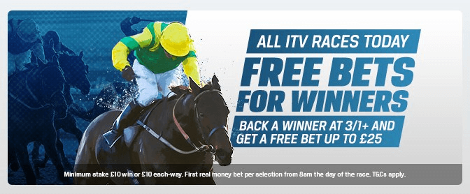 Back A Winner ITV Race Coral Advertising