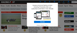 Pricewise Tips Racing Post Subscription