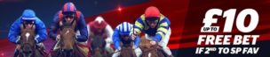 Horse Racing Refund Offers 10 Bet Beaten By SP Favorite