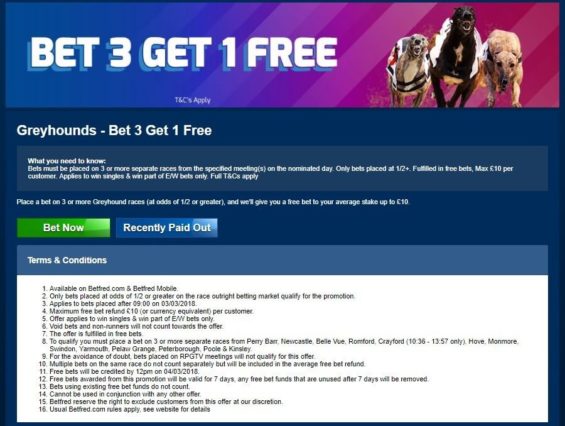 greyhound betting strategy, betfred offer