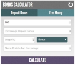 casino free calculator