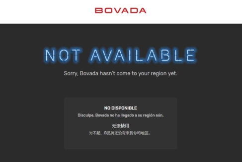 bovada geo restriction page