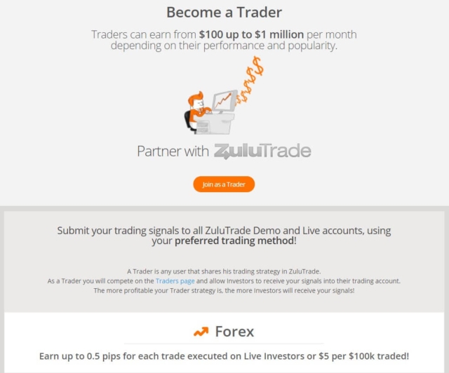 ZuluTrade Trader Program