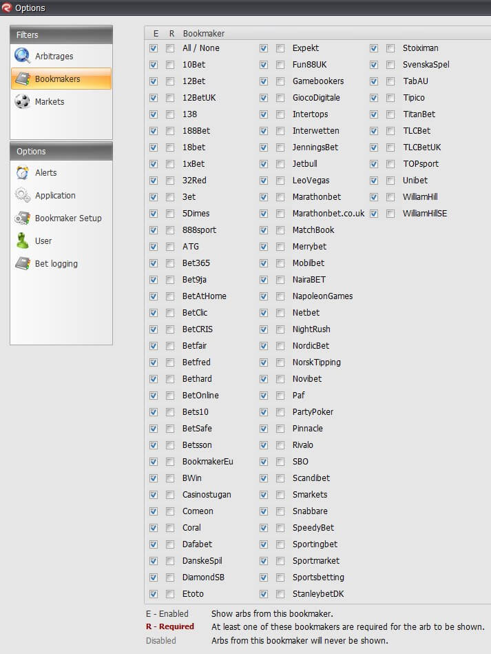 rebelbetting arbitrage bookmakers