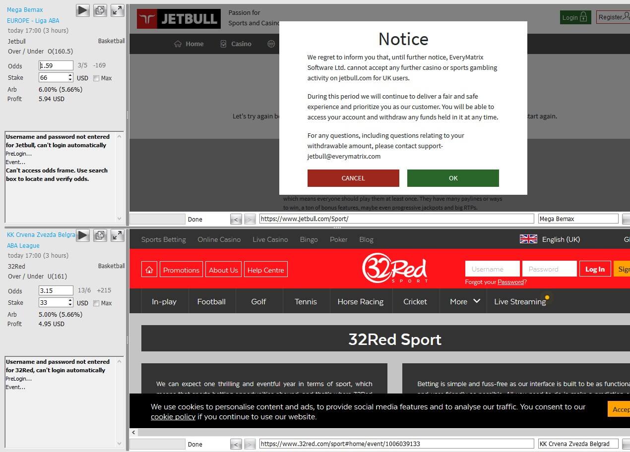 rebelbetting autosurf bookies log-in screenshot sports