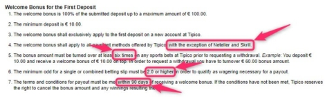 rebelbetting matched betting tipico welcome bonus t & c