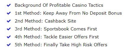 5 key casino sign-up tactics