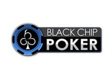 black chip poker logo