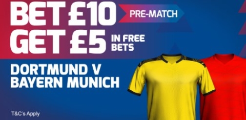 betfred bayern munich in play free bet