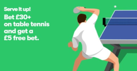 10bet table tennis offer