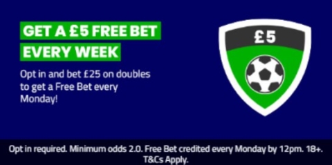 sportnation double free bet offer