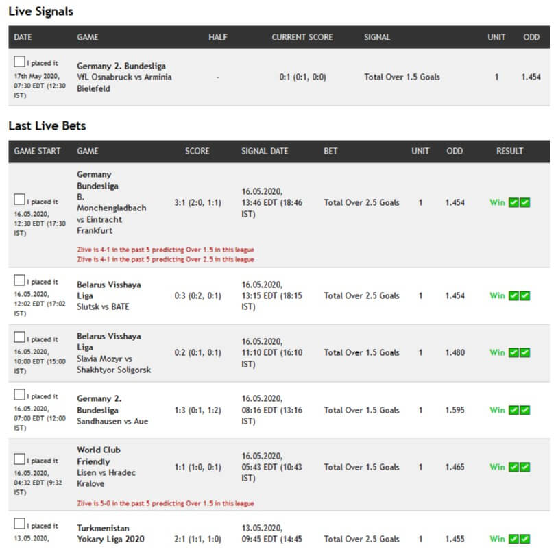 zcode live signals bundesliga