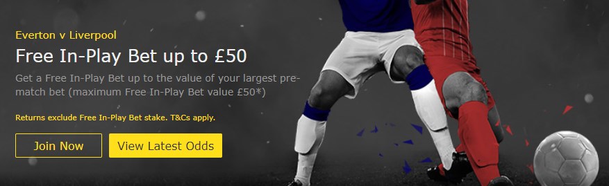 bet365 in play offer liverpool vs everton