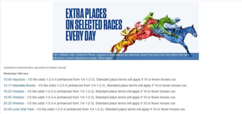 coral extra place schedule