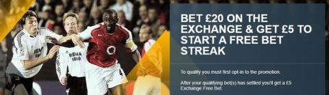 betfair exchange weekly free bet