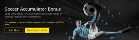 bet365 soccer accumulator bonus