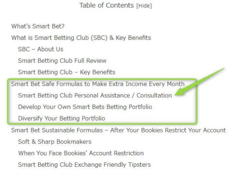 sbc smart bet guide table of