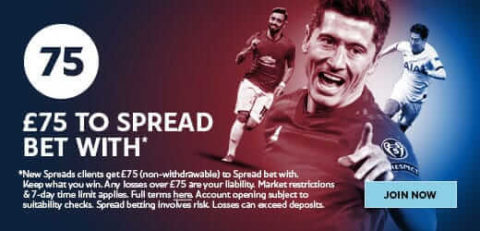 Sporting Index spread bet welcome bonus