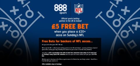 888sports nfl acca every sunday offer