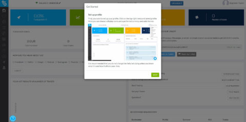 Trademate free sign up dashboard