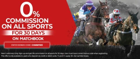 matchbook 0% commission offer April 2021