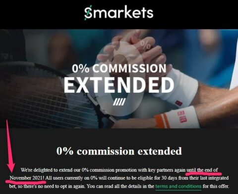 smarkets 0% November 2021