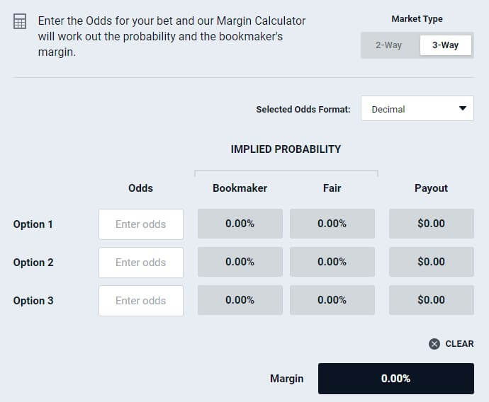 pinnacle margin calculator