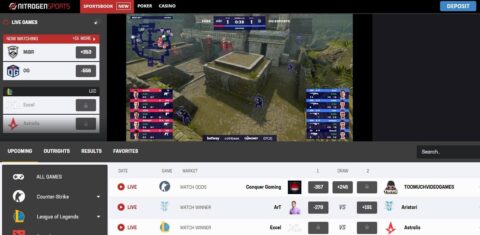 Nitrogen esports livestreaming and odds