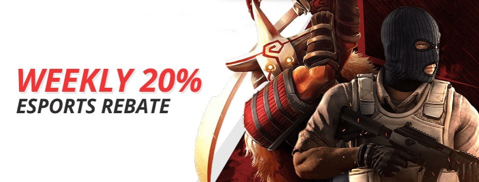 betonline esports 20 percent rebate