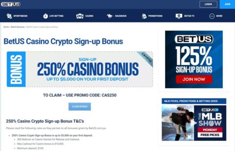 BetUS Casino Bonus